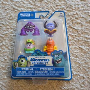 Disney Pixar Monsters University 4pcs Mini Figures Walmart Squibbles